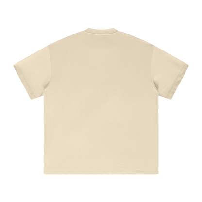 Back view of the cream Savannah State Defend Tee.