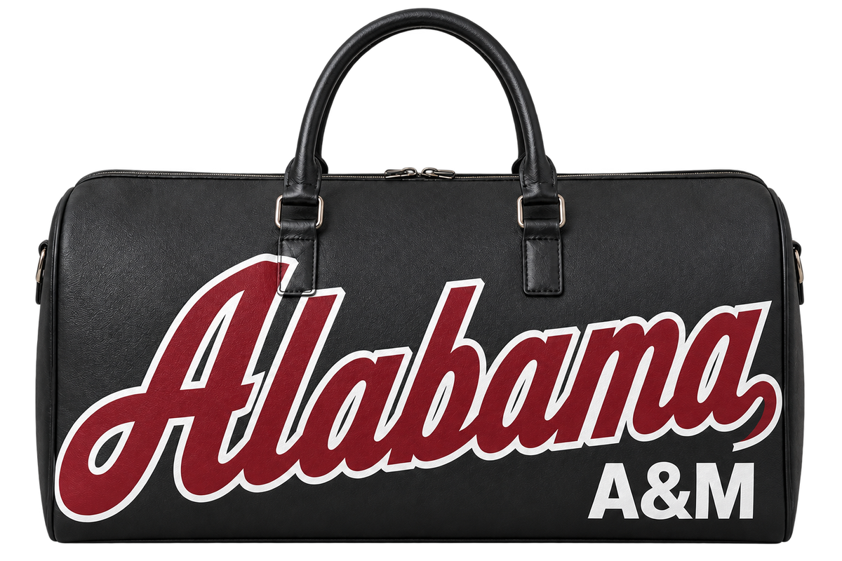 Alabama A&M Legacy Campus Travel Bag — Preorder transparent product image