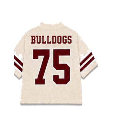 Alabama A&M Legacy Jersey in cream, back view