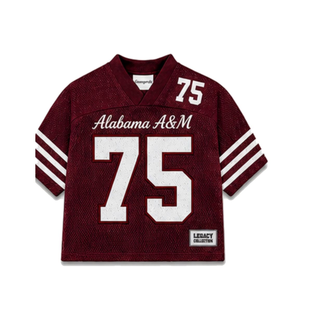 Alabama A&M Legacy Jersey in regular school colors, front view