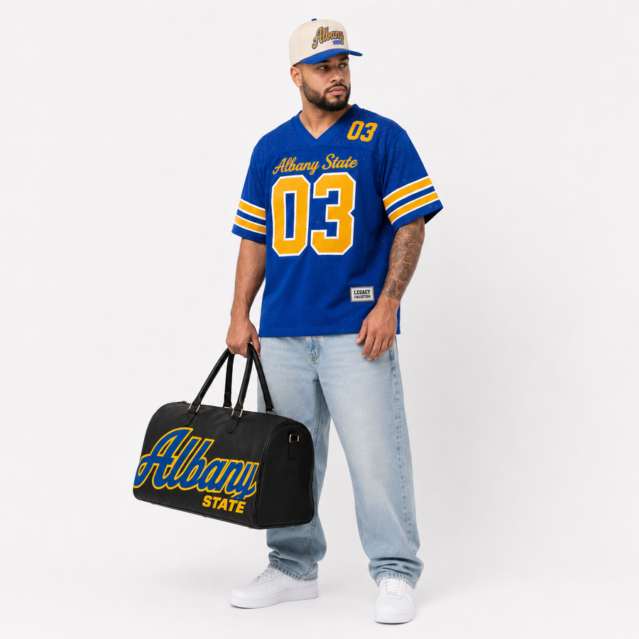 Albany State Legacy Campus Travel Bag male campaign image alternate view