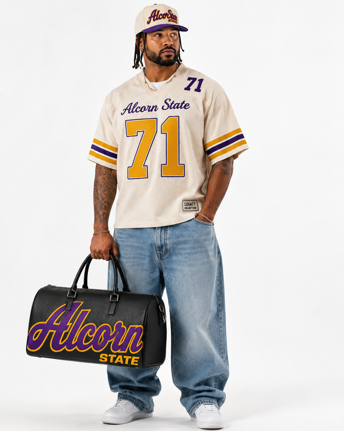 Alcorn State Legacy Cap male campaign image