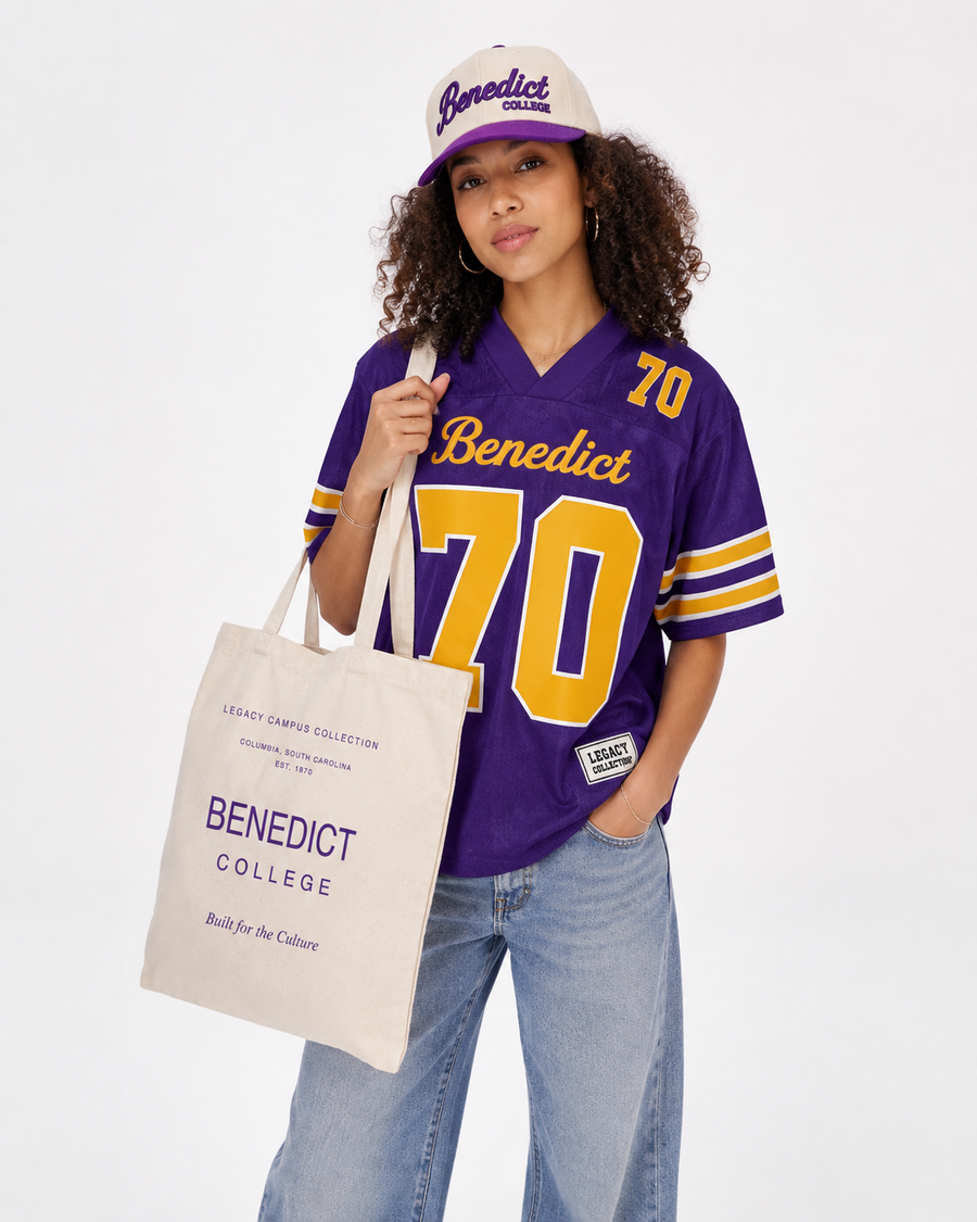 Benedict Legacy Campus Collection female campaign image alternate view