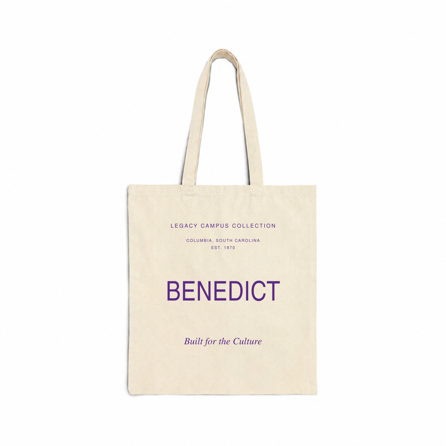 Benedict Legacy Campus Tote in natural canvas