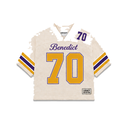 Benedict Legacy Jersey in cream, front view