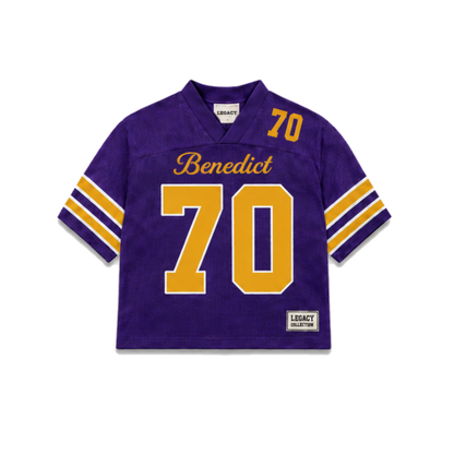 Benedict Legacy Jersey in regular school colors, front view