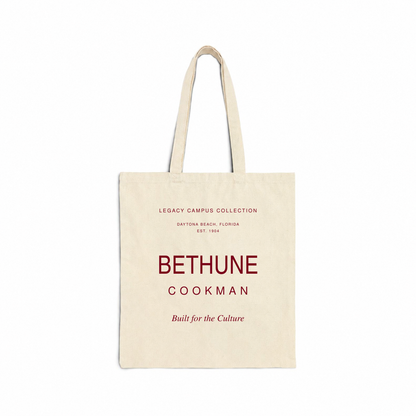 Bethune-Cookman Legacy Campus Tote in natural canvas