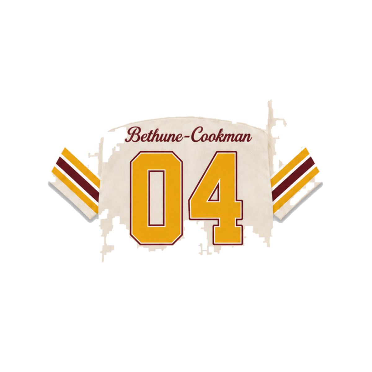 Bethune Cookman Legacy Jersey in cream, front view
