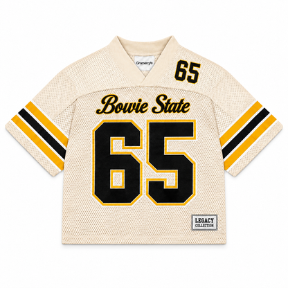 Bowie State University Legacy Jersey cream front