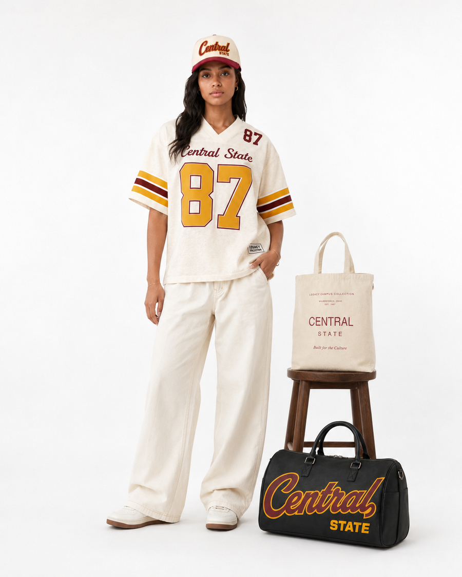 Central State Legacy Campus Collection female campaign image alternate view