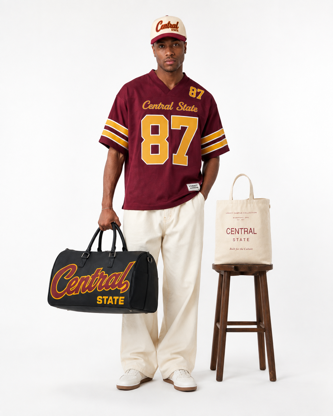 Central State Legacy Campus Collection male campaign image