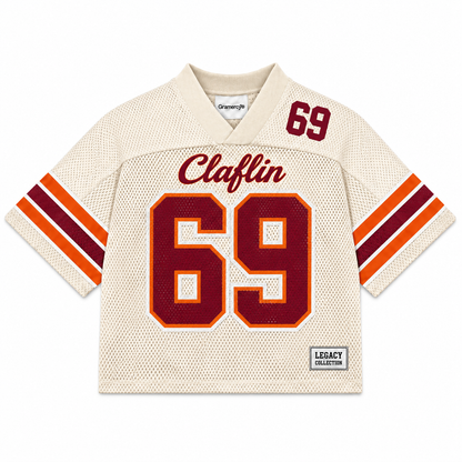 Claflin University Legacy Jersey cream front