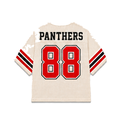Clark Atlanta Legacy Jersey in cream, back view