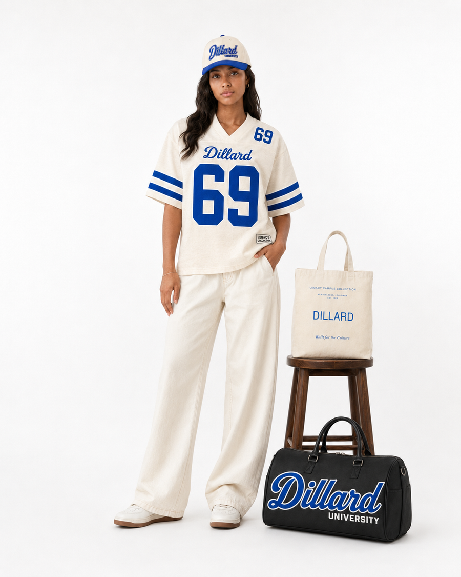 Dillard Legacy Campus Collection female campaign image alternate view