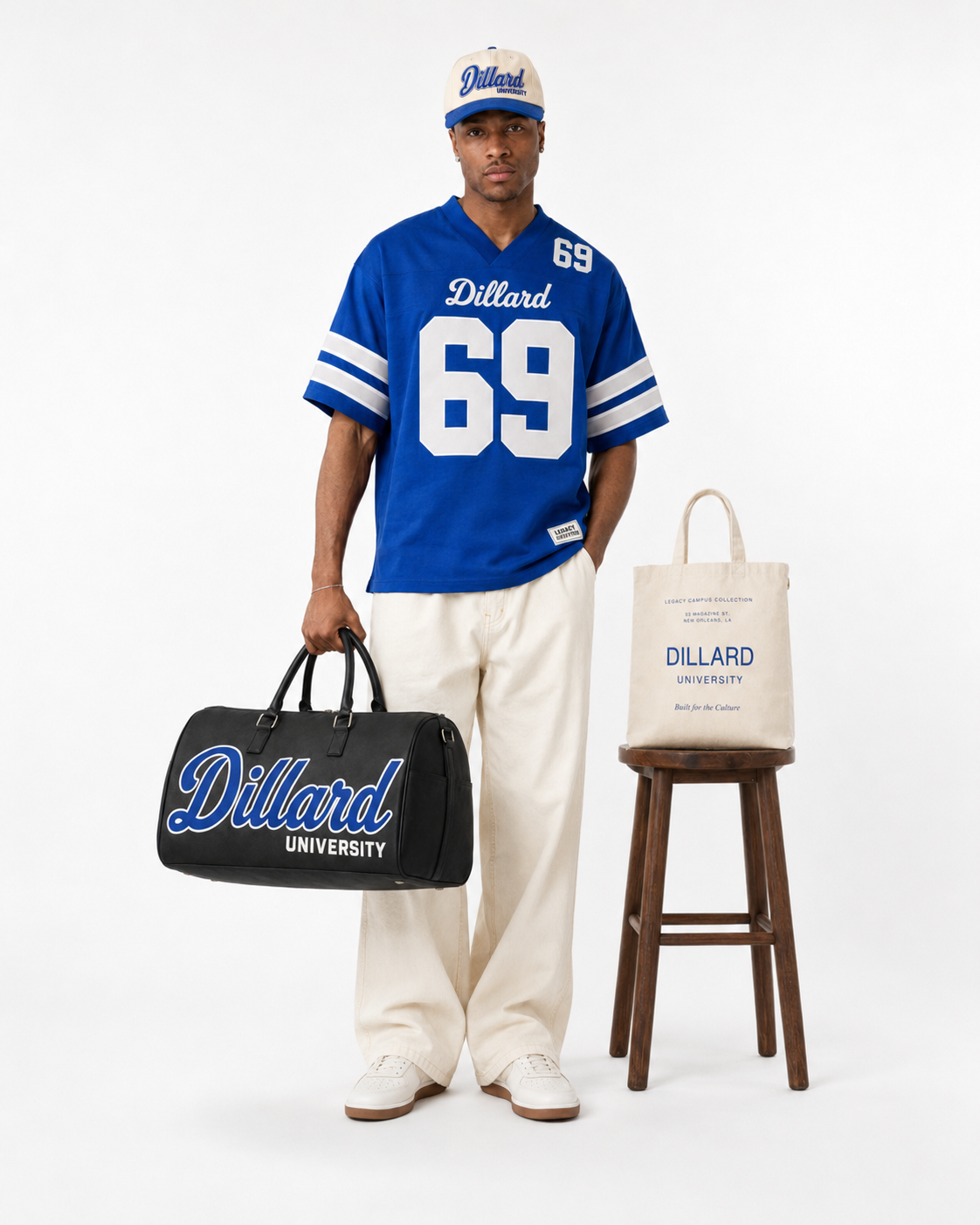 Dillard Legacy Campus Collection male campaign image