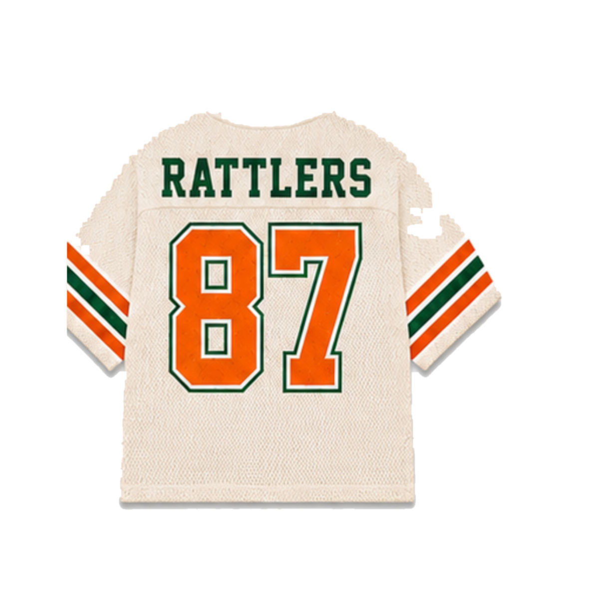 FAMU Legacy Jersey in cream, back view