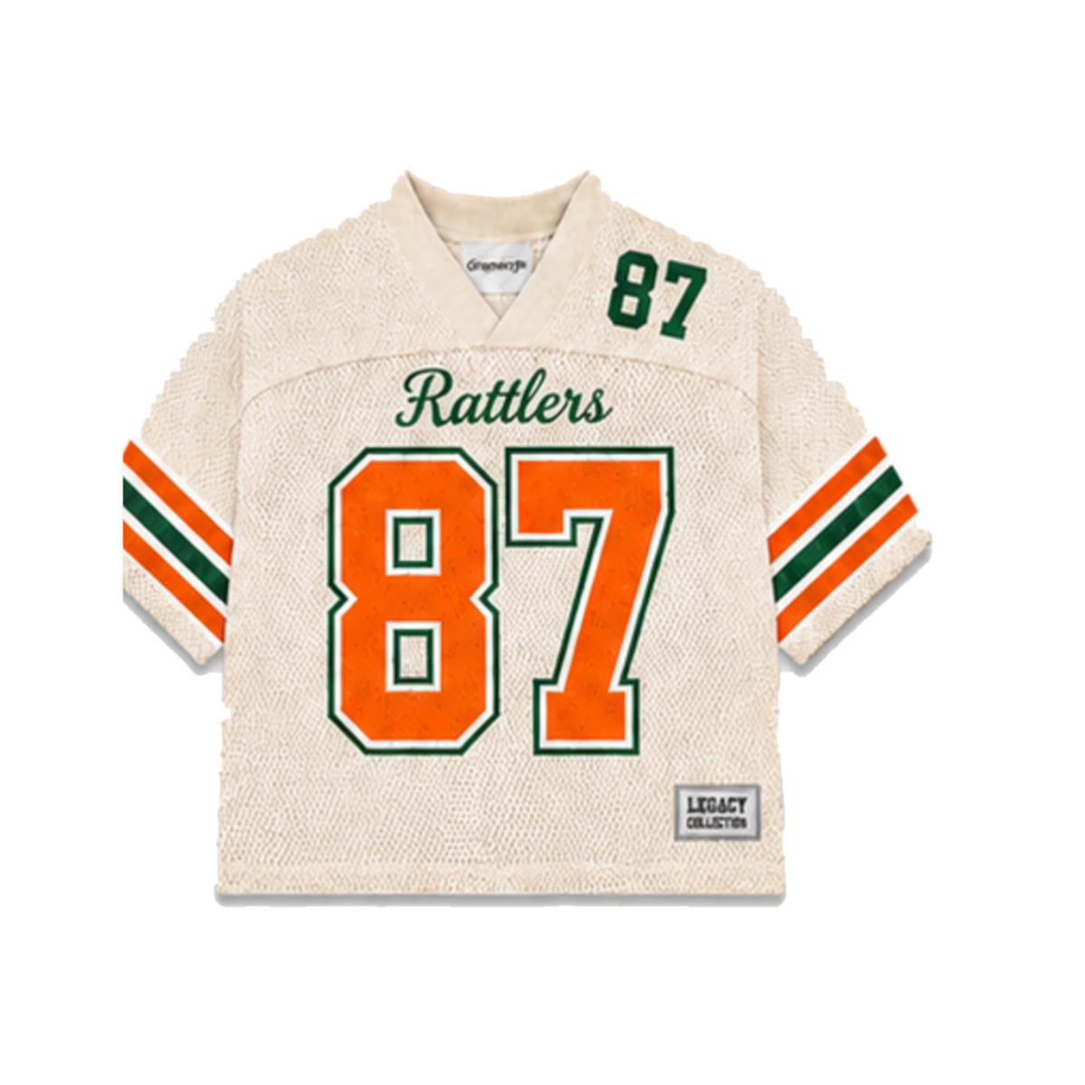 FAMU Legacy Jersey in cream, front view