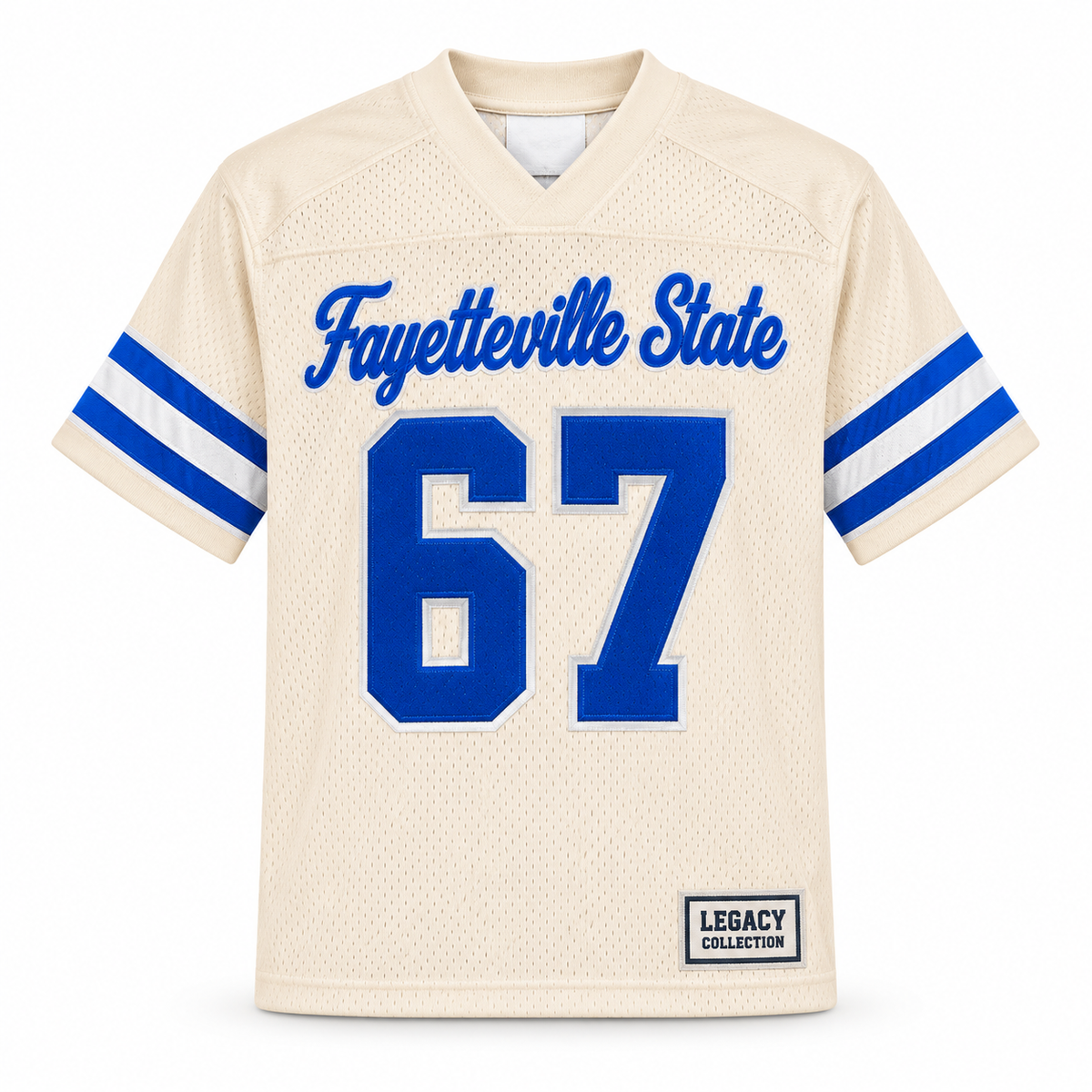 Fayetteville State University Legacy Jersey cream front
