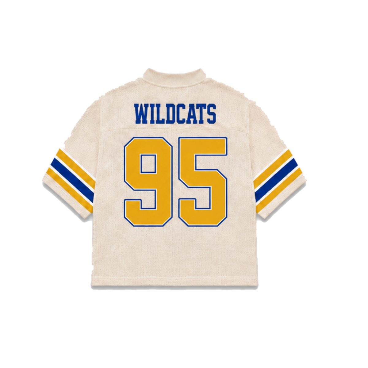 Fort Valley State Legacy Jersey in cream, back view