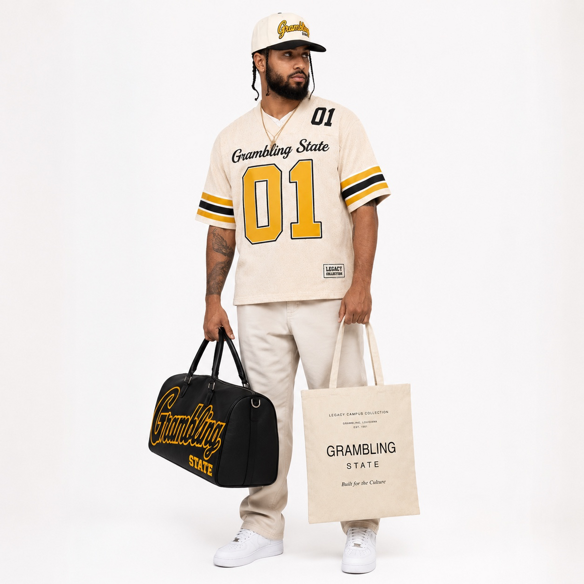 Grambling State Legacy Campus Collection male campaign image