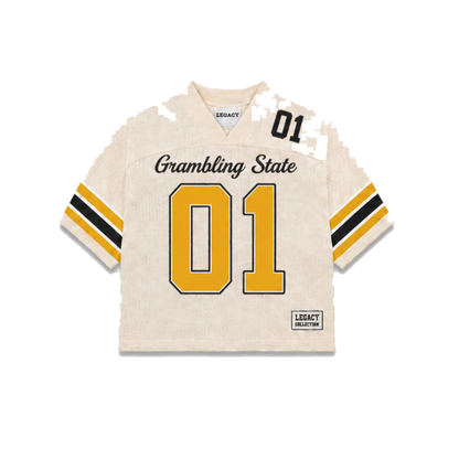 Grambling State Legacy Jersey in cream, front view
