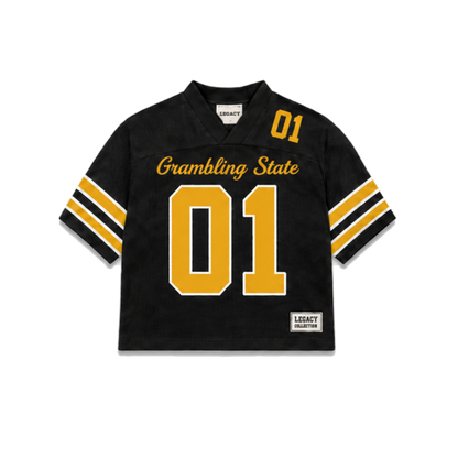 Grambling State Legacy Jersey in regular school colors, front view