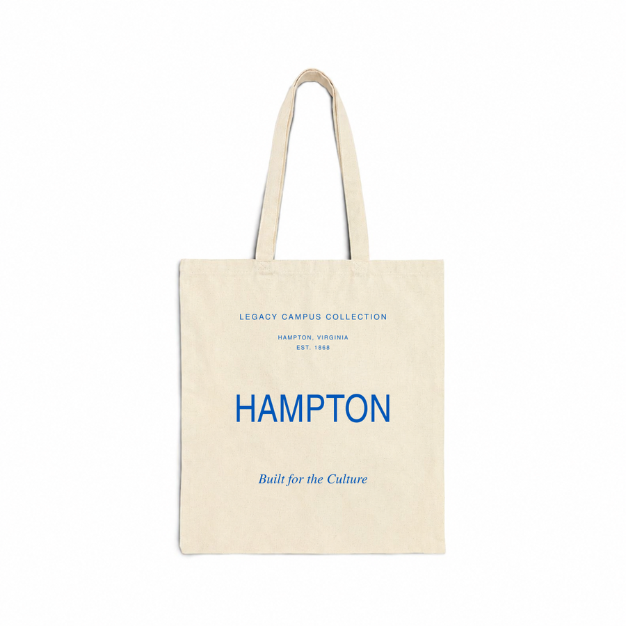 Hampton Legacy Campus Tote in natural canvas