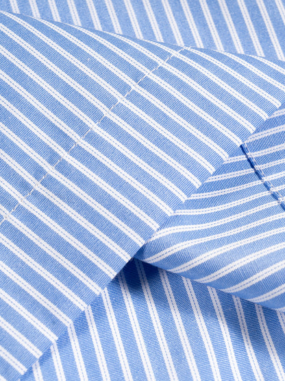 Oversized Vertical Stripe Boxy Shirt – lifestyle view 1