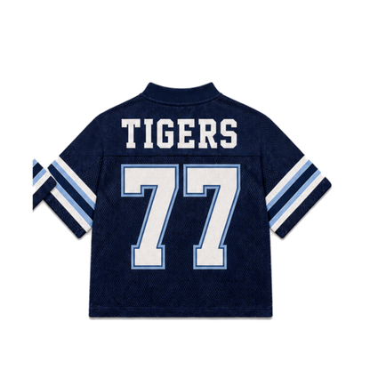 Jackson State Legacy Jersey in regular school colors, back view