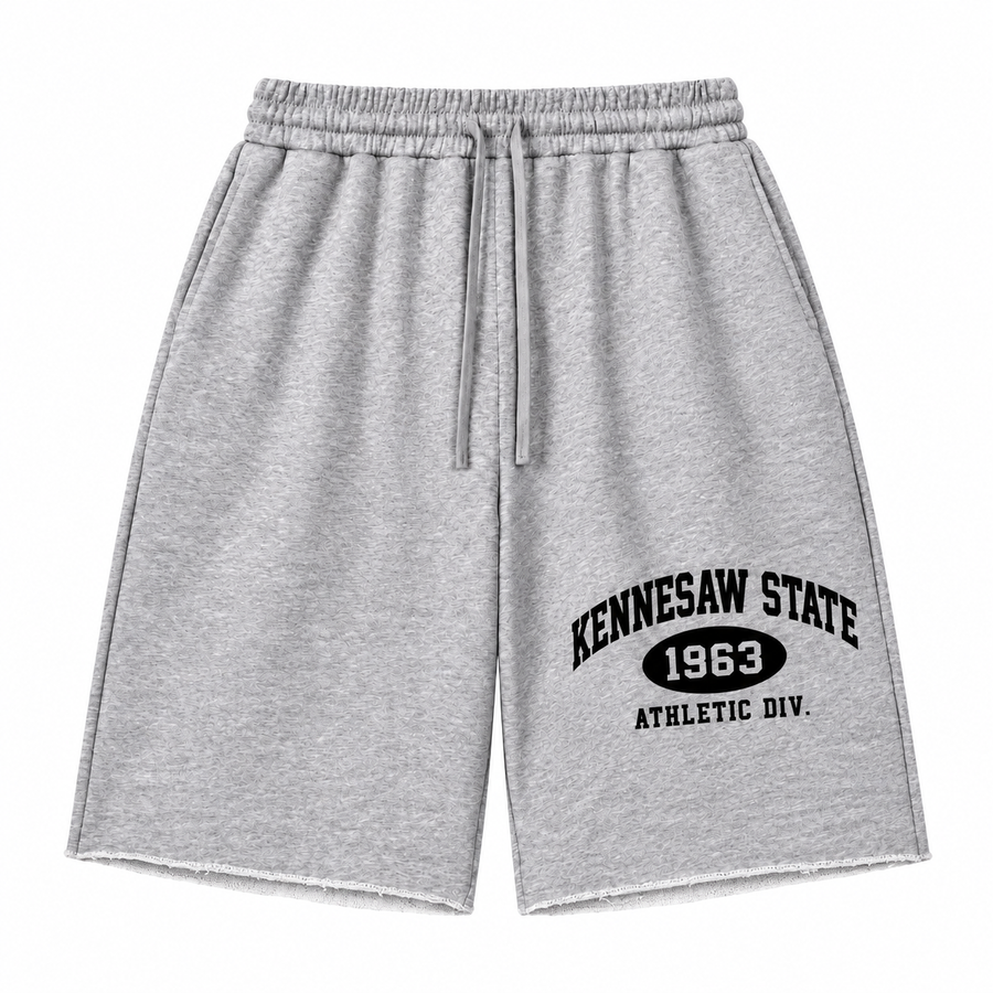 Kennesaw State Athletic Division Raw Edge Shorts