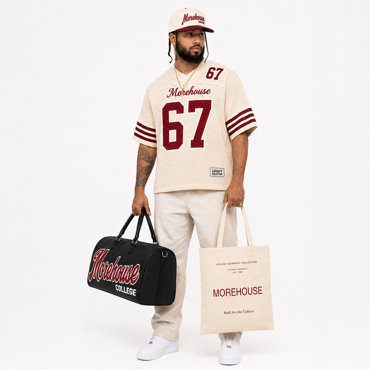 Morehouse Legacy Campus Collection male campaign image