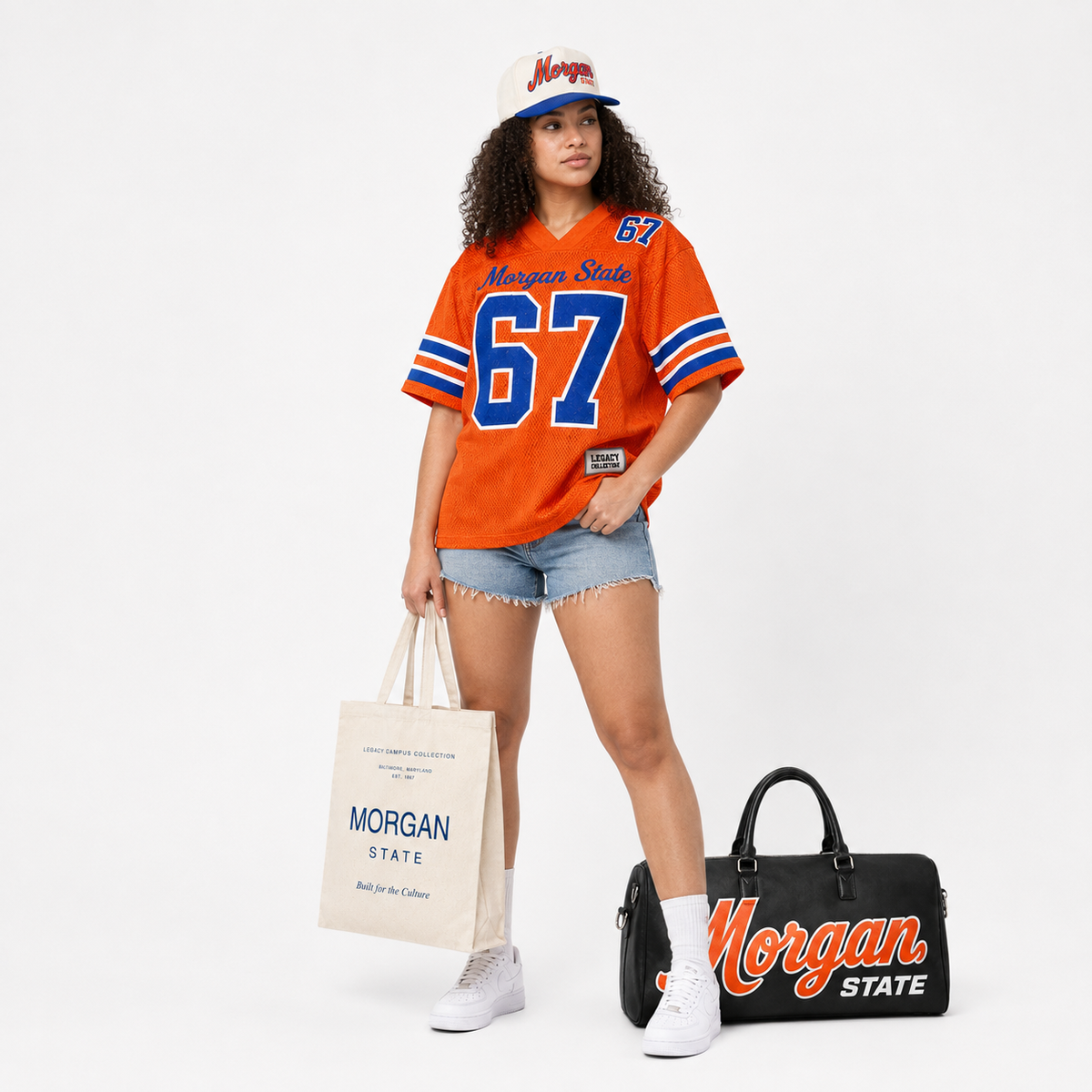 Morgan State Legacy Campus Collection female campaign image