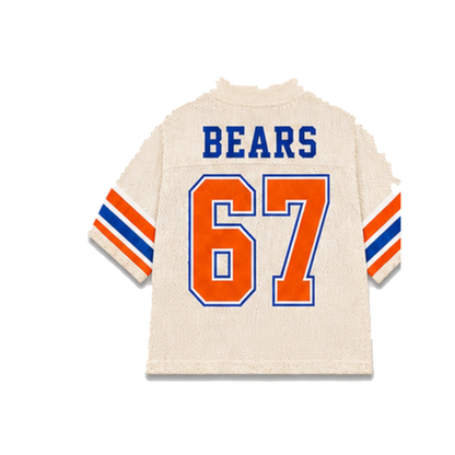 Morgan State Legacy Jersey in cream, back view