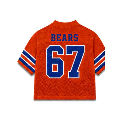 Morgan State Legacy Jersey in regular school colors, back view
