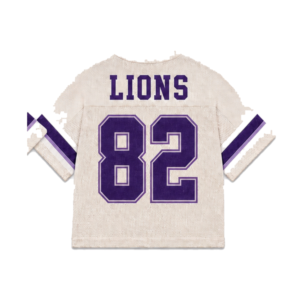 Paine College Legacy Jersey in cream, back view