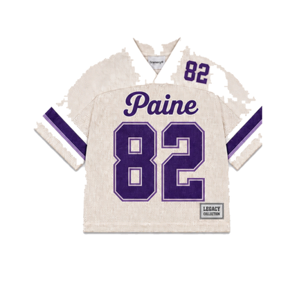 Paine College Legacy Jersey in cream, front view
