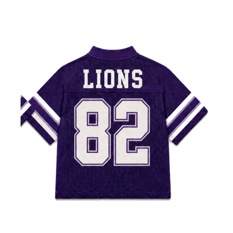 Paine College Legacy Jersey in regular school colors, back view alternate view