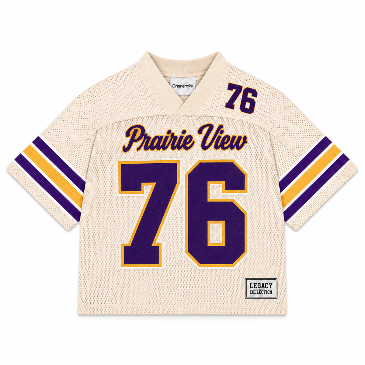 Prairie View A&M University Legacy Jersey cream front