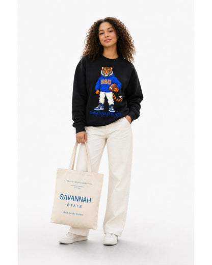Savannah State Legacy crewneck studio hero