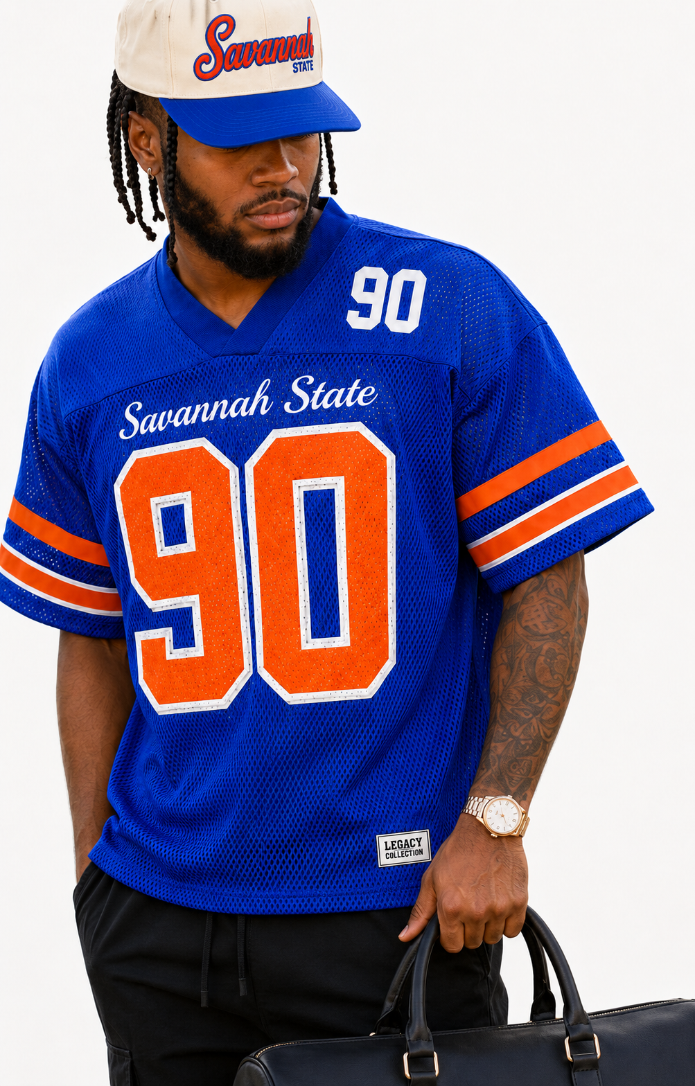 Savannah State Legacy cap worn with Tigers 90 jersey product detail