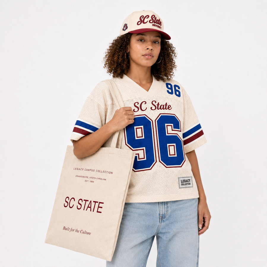 SC State Legacy Campus Tote approved female campaign image alternate view
