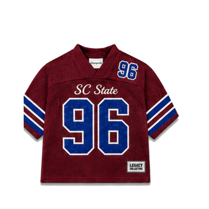 SC State Legacy Jersey in regular school colors, front view