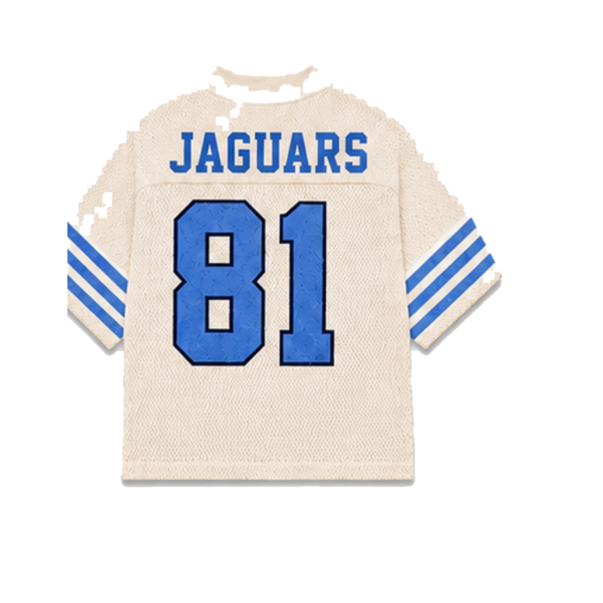 Spelman Legacy Jersey in cream, back view
