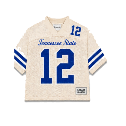 Tennessee State Legacy Jersey in cream, front view