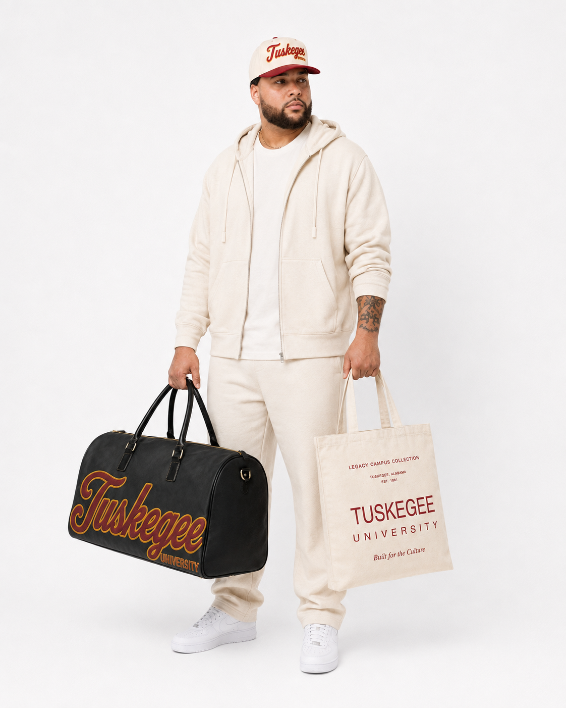 Tuskegee Legacy Campus Collection male campaign image