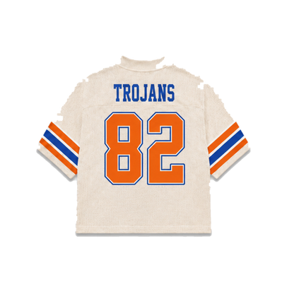 Virginia State Legacy Jersey in cream, back view
