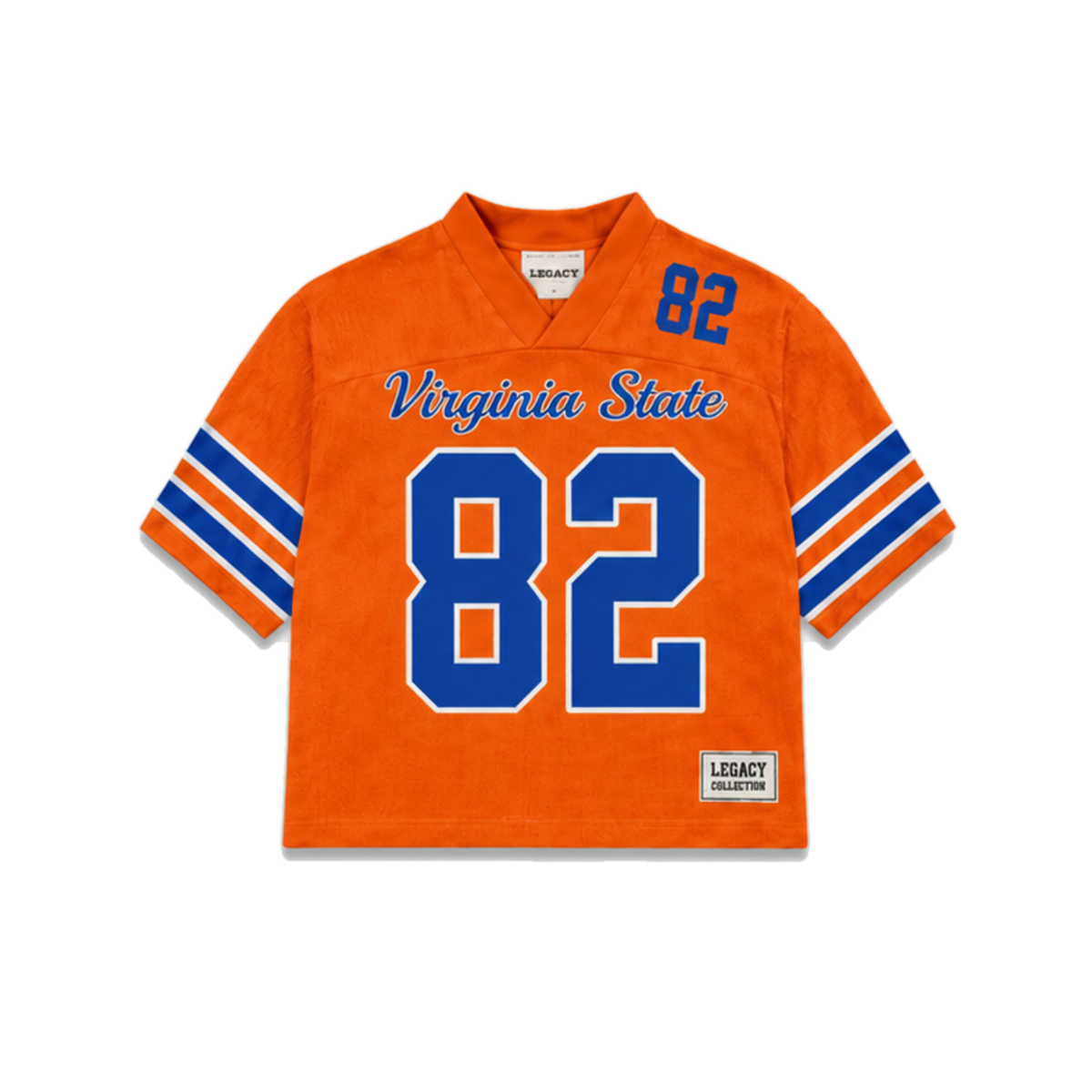 Virginia State Legacy Jersey in regular school colors, front view