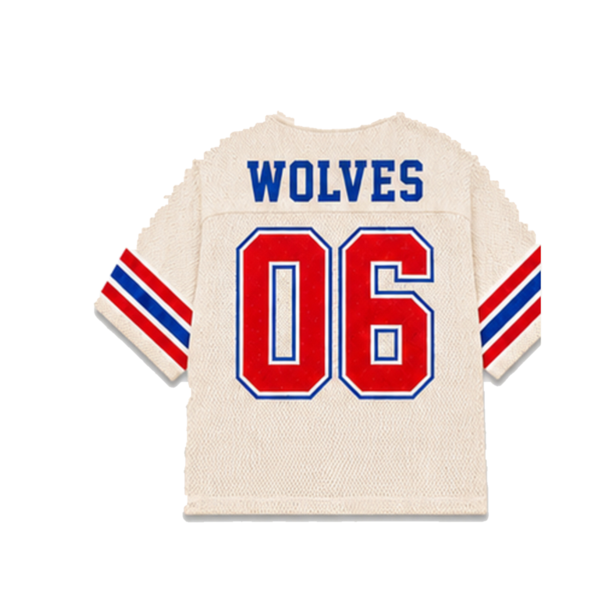 West Georgia Legacy Jersey in cream, back view